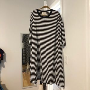Stripped anthropologie dress